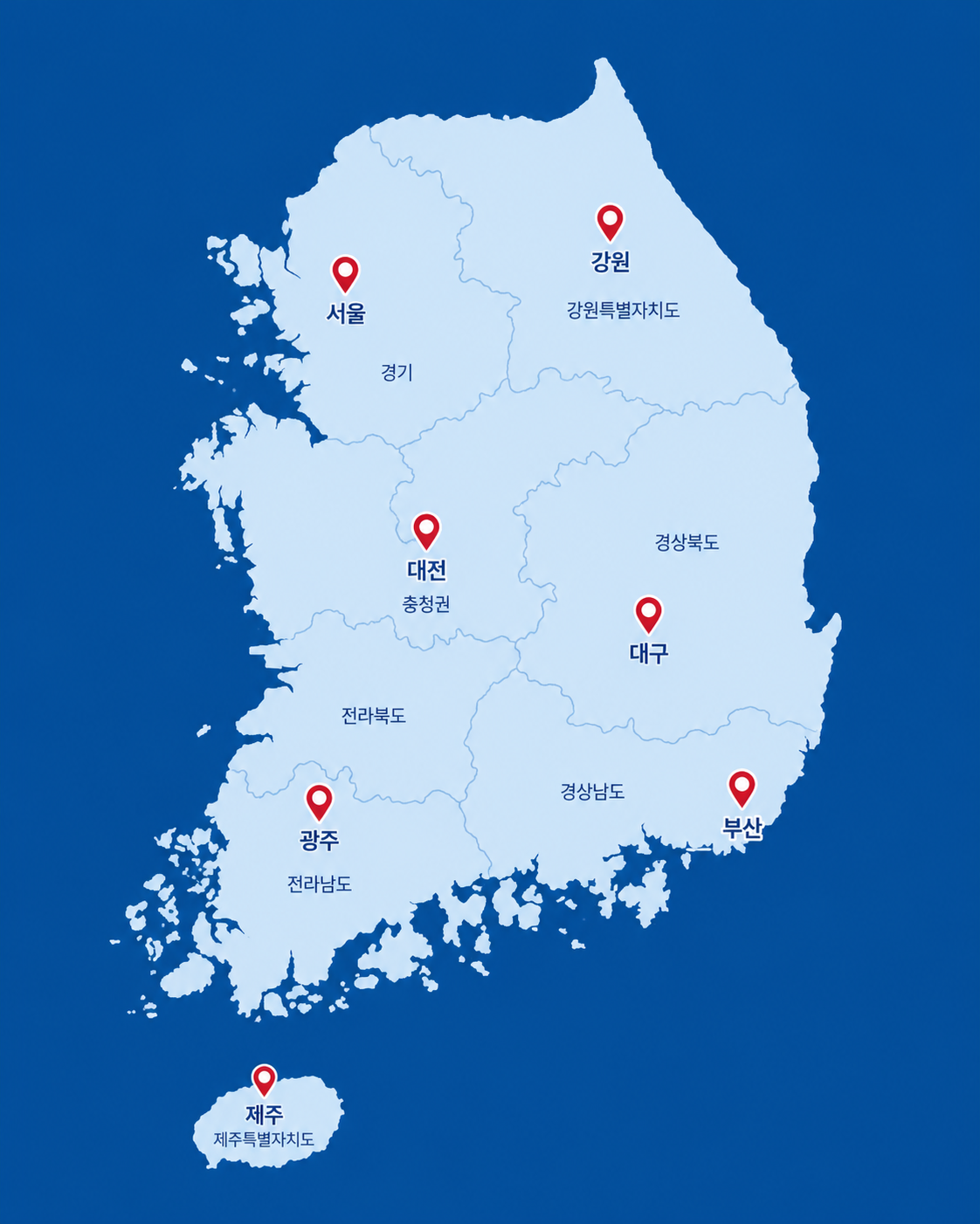 전국 지역별 분양 지도